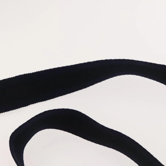 HERMES Fourre Tout Bassas MM Shoulder Bag Canvas Navy Auth bs25503 - Picture 8 of 16